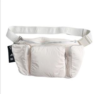 Adidas X IVY PARK White Oversized Puffy Fanny Pack